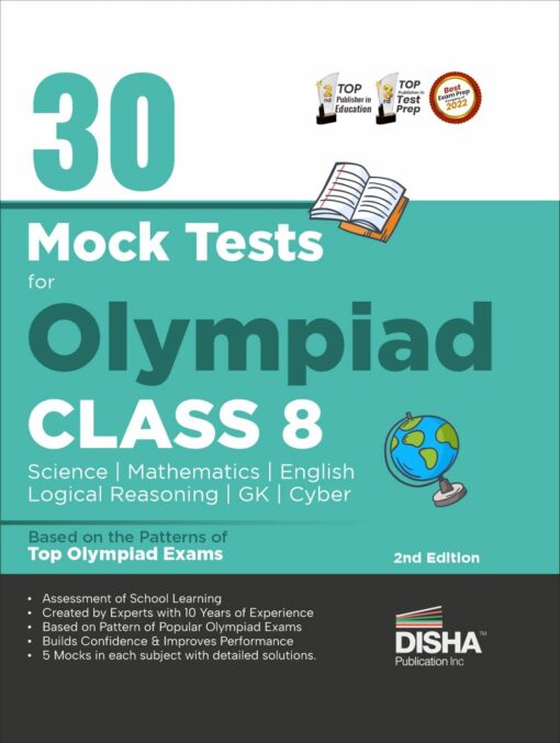 30 Mock Test Series for Olympiads Class 8