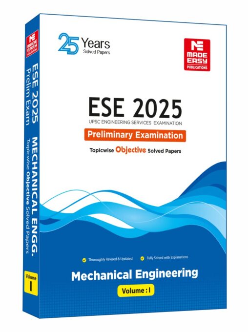 ESE 2025 Objective Mechanical Engineering Volume 01