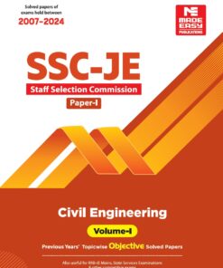 Made Easy SSC JE 2025 Civil Engineering Volume 01