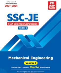 Made Easy SSC JE 2025 Mechanical Engineering Volume 01