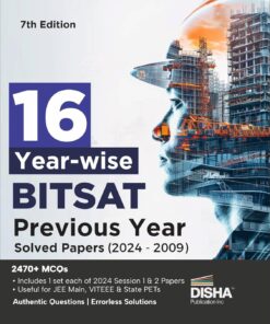 16 Year-wise BITSAT Previous Year Solved Papers