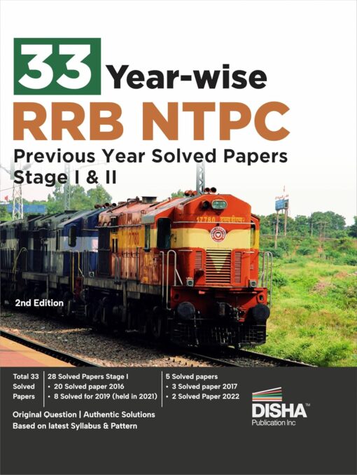 33 Year-wise RRB NTPC Previous Year Solved Papers Stage I & II